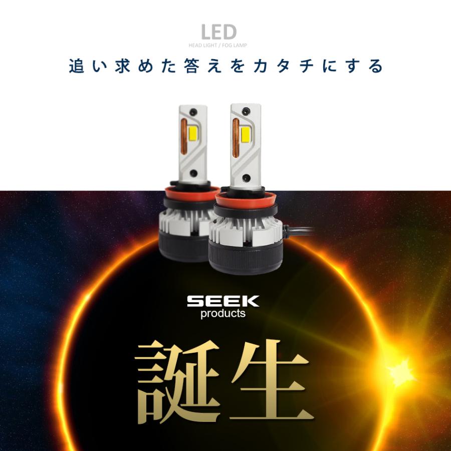 TOYOTA ピクシス スペース カスタム H23.11〜H29.1 H8 LED ヘッドライト フォグランプ 後付け SEEK Products BURVINE 送料無料｜seek｜14