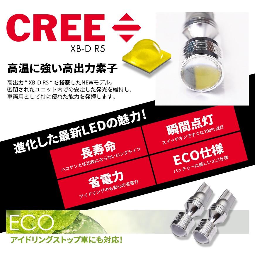 T10 / T16 LED バルブ ポジション / バックランプ ホワイト / 白 ウェッジ球 CREE 30W 新型 送料無料｜seek｜03