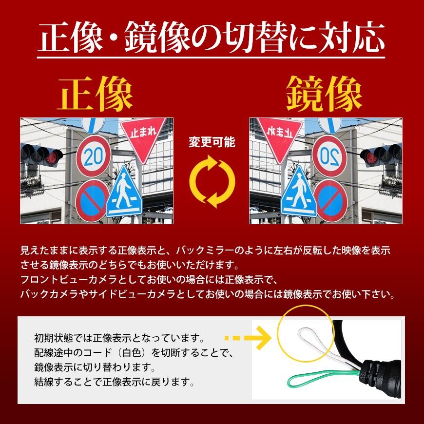 SEEK バックカメラ 後付け 新型 ( 黒 / ブラック ) + ワイヤレスセット