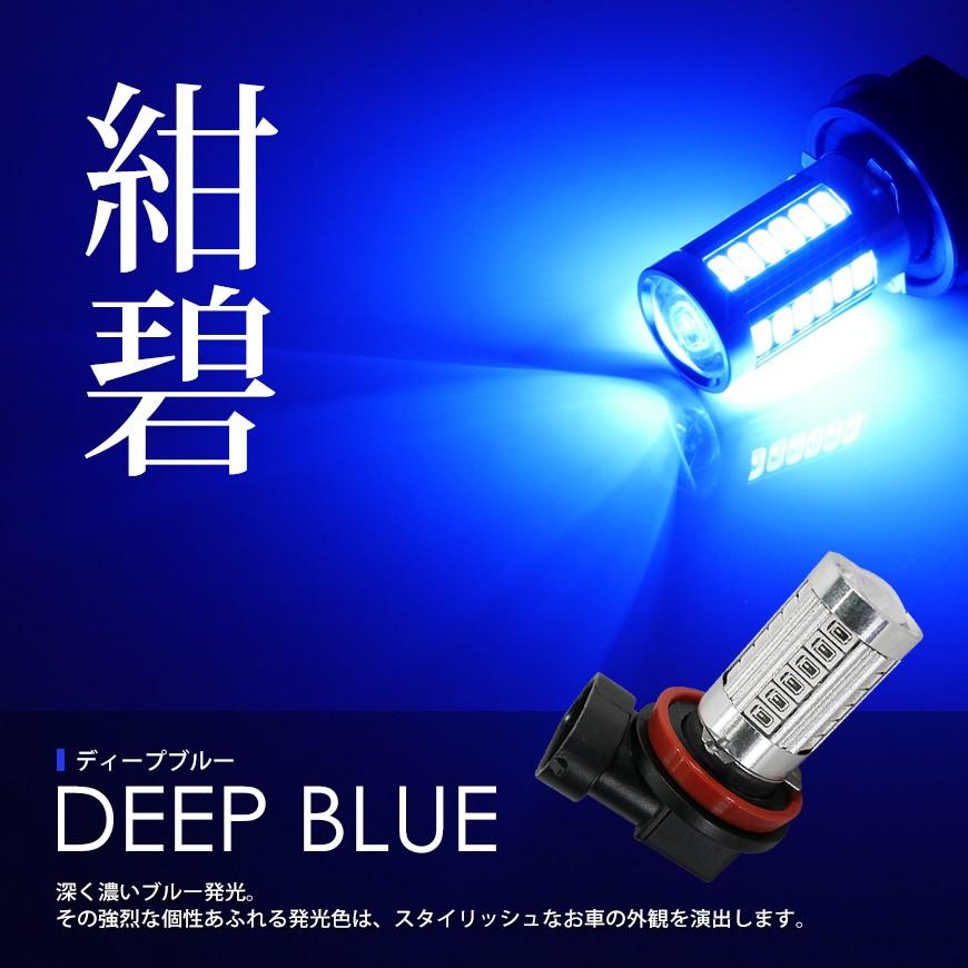 SEEK LED フォグランプ LED バルブ 33W ディープブルー アンバー スノーホワイト H8 H11 H16 HB4 フォグライト SAMSUNG ポン付 後付け 送料無料｜seek｜02