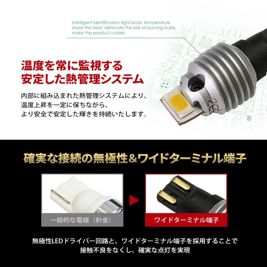 SEEK products T16 LED バルブ ウインカー 爆光 GSシリーズ 左右合計