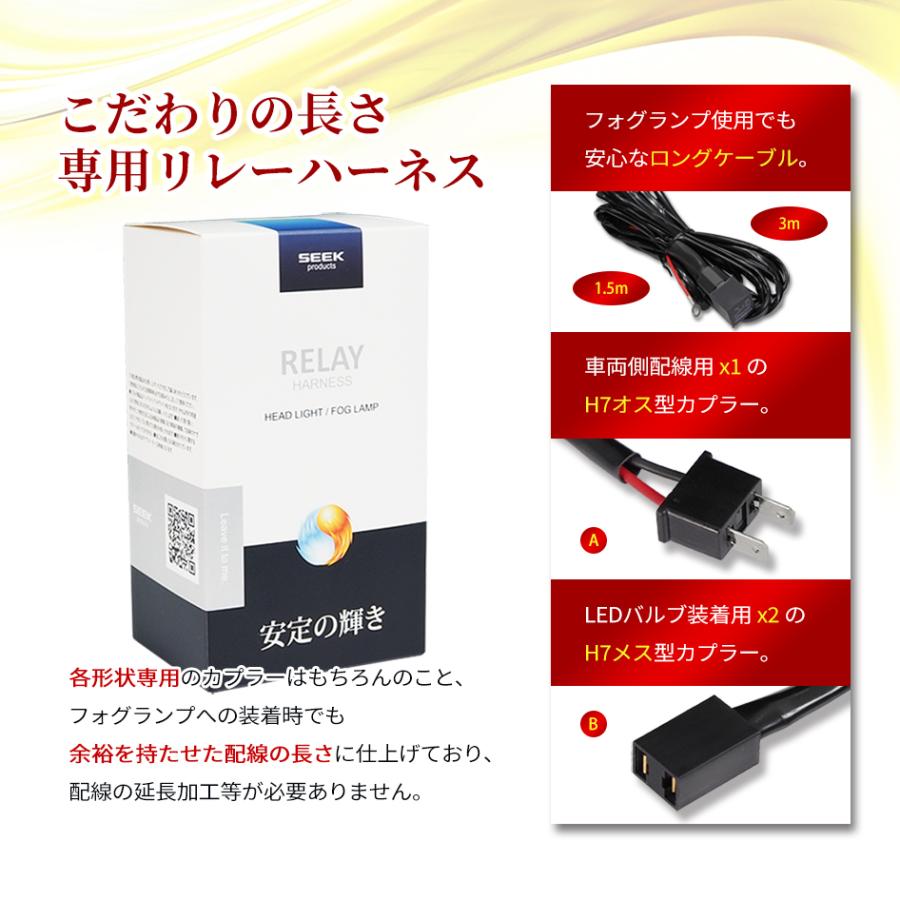 LED ヘッドライト バルブ イエロー H7 イエローフォグ ホワイト 3000K