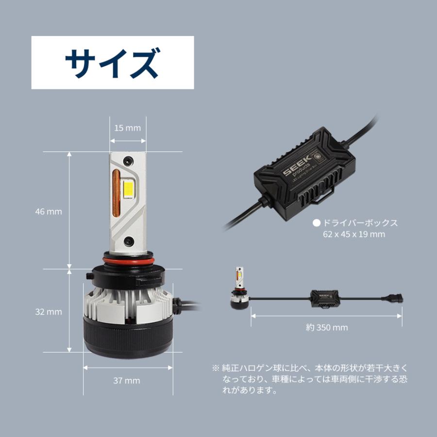LED 前照灯 HB3 弁膜 黄色 白いこと 3000K 6000K 後後ばらい 車検相応う 1年言いはなつ Burvine SEEK products