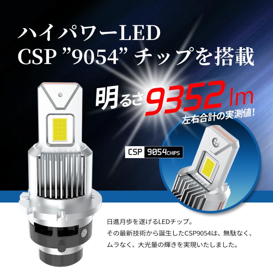 SEEK products D4S LED ヘッドライト バルブ ポン付け 純正HID車用