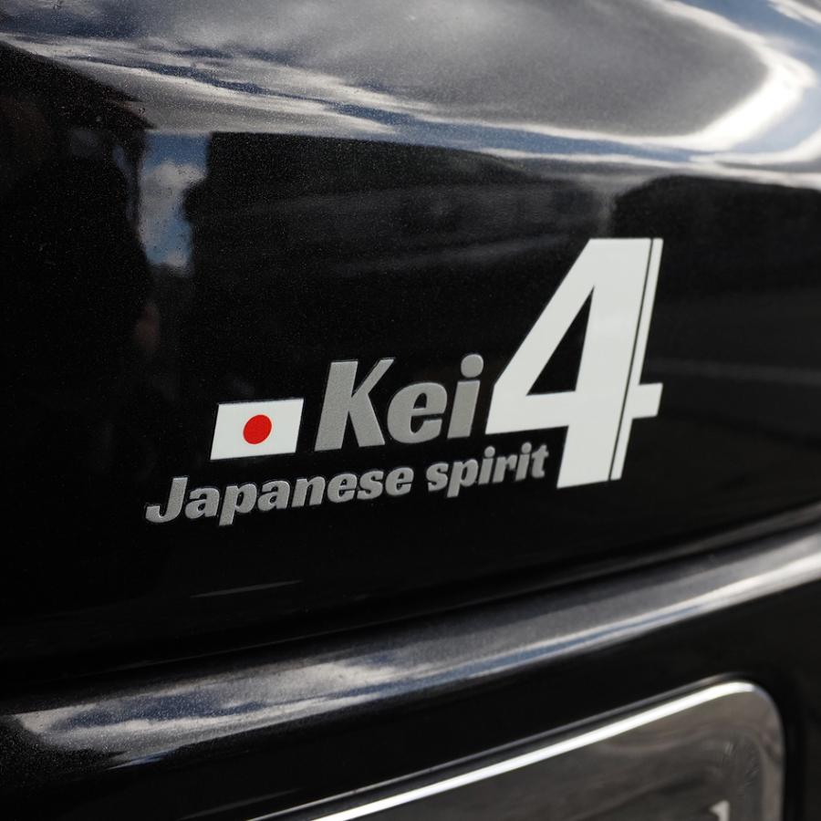 SEEK products 切り文字 ステッカー 車 Kei4 軽4 軽自動車 強粘着 高