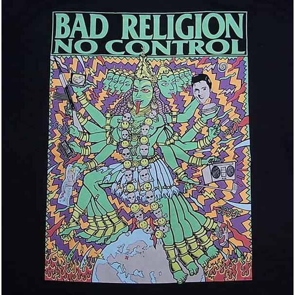 BAD RELIGION バッド レリジョン NO CONTROL KOZIK Tシャツ｜seekanddestroy｜02