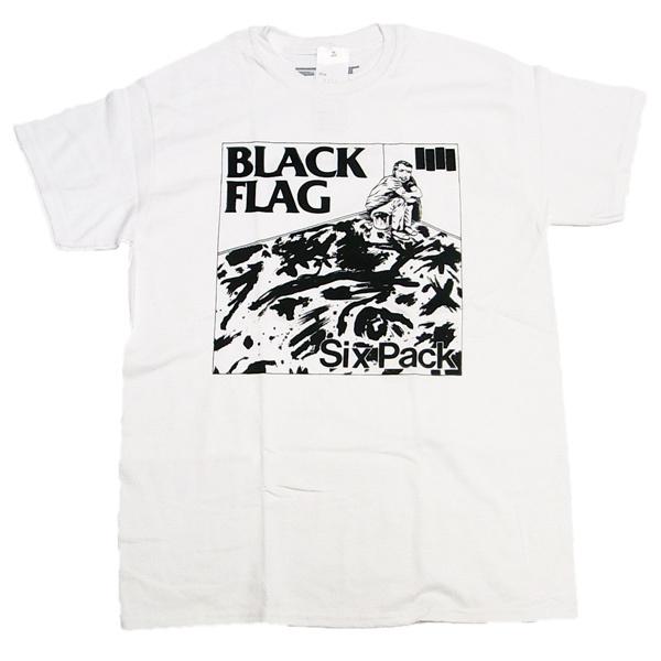 BLACK FLAG ブラック フラッグ SIX PACK Tシャツ｜seekanddestroy