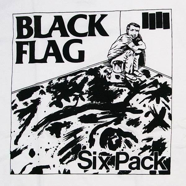 BLACK FLAG ブラック フラッグ SIX PACK Tシャツ｜seekanddestroy｜02