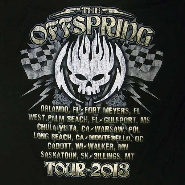 新品 THE OFFSPRING (オフスプリング) ジャパンツアー Tシャツ オフスプリング The Offspring ロックTシャツ バンドロゴ 洋楽