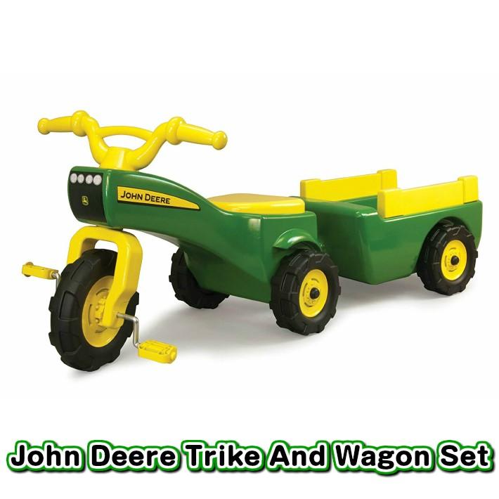 John Deere ジョンディア Trike And Wagon Set 三輪車  乗用玩具