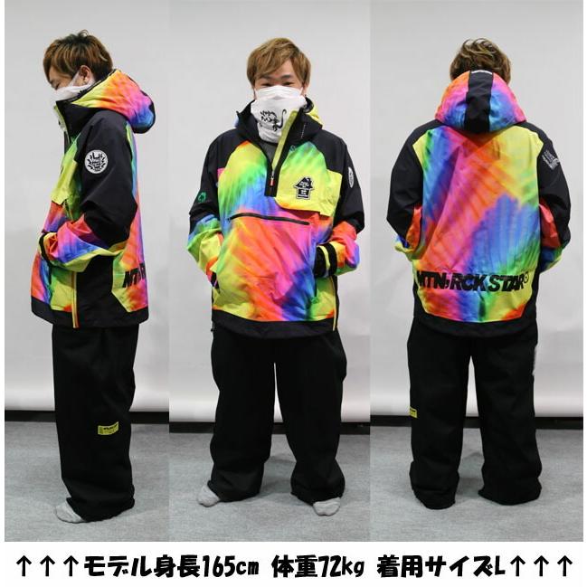 22-23 MTN.ROCK STAR【マウンテンロックスター】HARUMAKI 2 PULLOVER JACKET 3LAYER スノーボード  ウェア【正規品】Helix