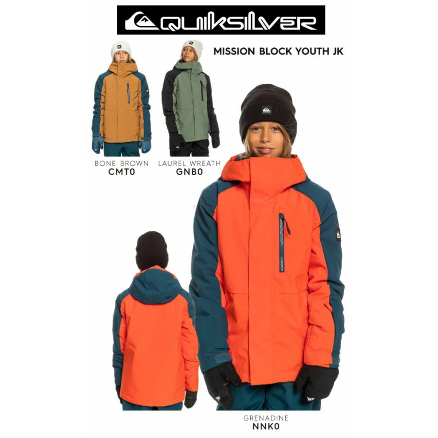SILVER クイックシルバー　MISSION BLOCK JK 23-24 QUIKSILVER【クイックシルバー】MISSION BLOCK YOUTH JK