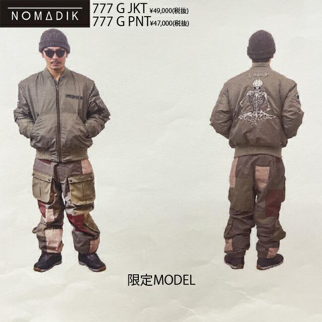 23-24☆NOMADIK【ノマディック】ウェア 777 G SNOW WEAR PNT 23-24☆NOMADIK【ノマディック】ウェア 777 G SNOW WEAR PNT