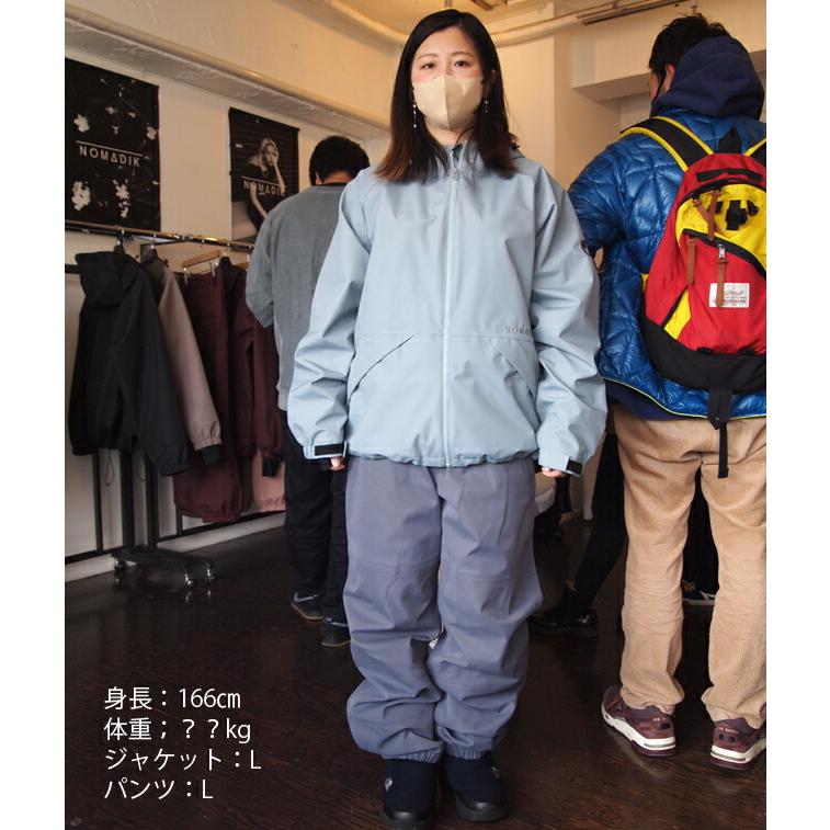 23-24☆NOMADIK【ノマディック】ウェア GRIND SNOW WEAR JKT カラー：BLUE GREY