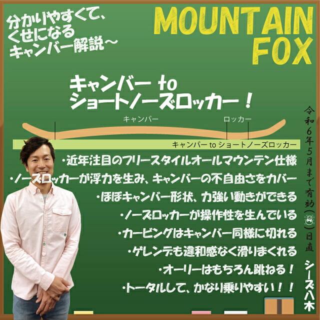 オリジナル解説】NOVEMBER MOUNTAINFOX 144-148-150-154-158cm