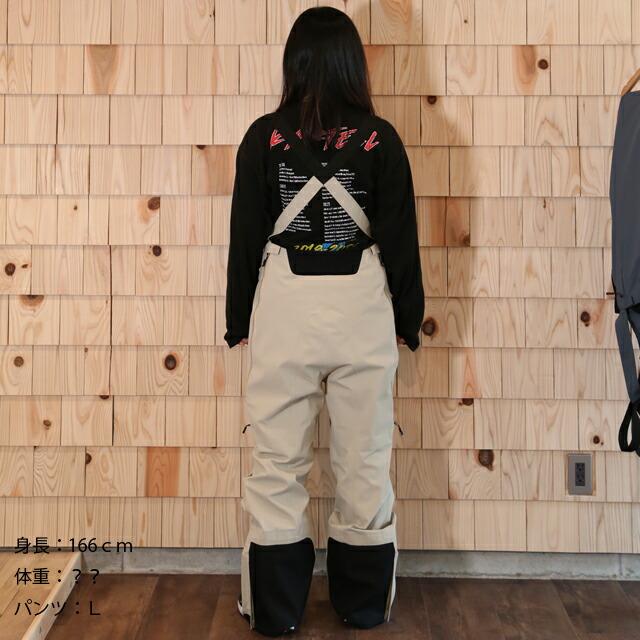 UNFUDGE SNOW WEAR 23-24新品PEEP BIB BEIGE