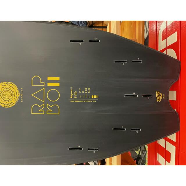 JUSTICEジャスティスsurfboardサーフボードRAPTOR2 SHIKKOKU JUSTICEジャスティスsurfboardサーフボードRAPTOR2 SHIKKOKU