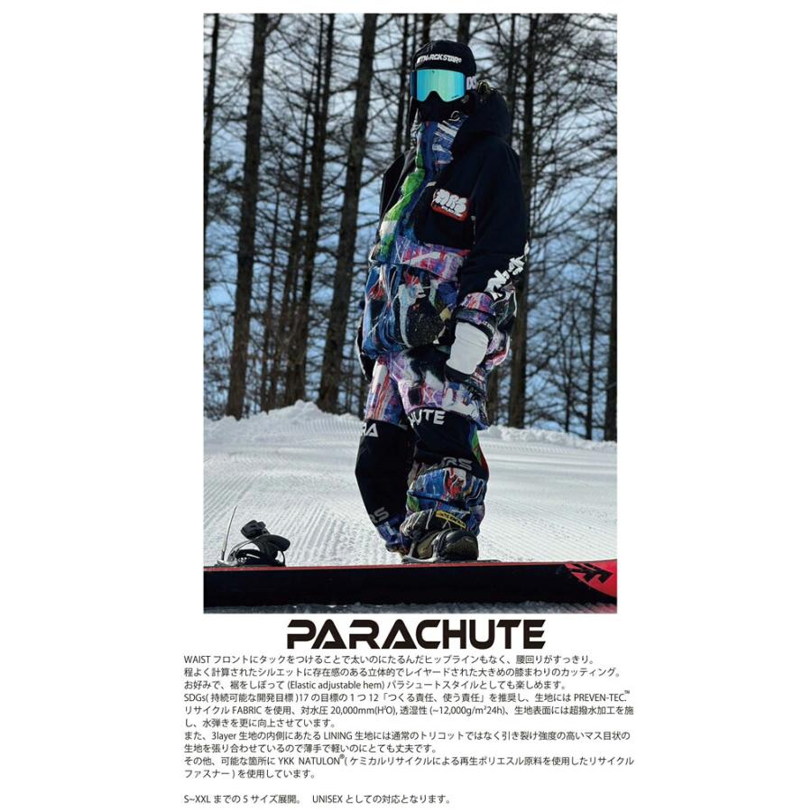 25-26 MTN.ROCK STAR【マウンテンロックスター】PARACHUTE PANTS