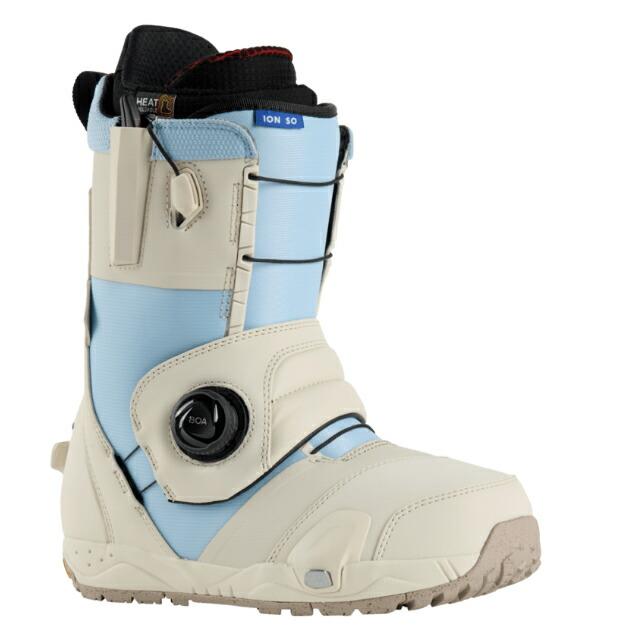 予約商品】BURTON STEPON ION WIDE BOOTS MENS White / Dusty Blue