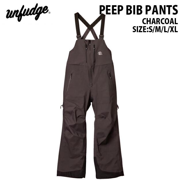 unfudge PEEP BIB PANTS ピープビブパンツ：24-25モデル 24-25☆UNFUDGE OUTWEAR【アンファッジ】PEEP BIB PANTS(BASIC FIT
