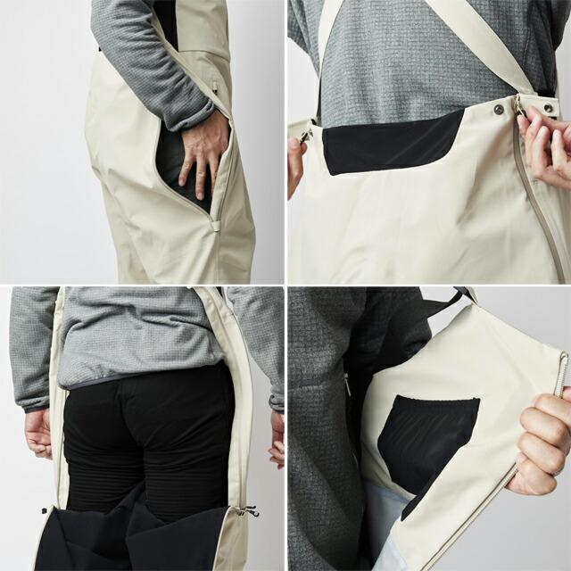 24-25☆UNFUDGE OUTWEAR【アンファッジ】PEEP BIB PANTS(BASIC FIT