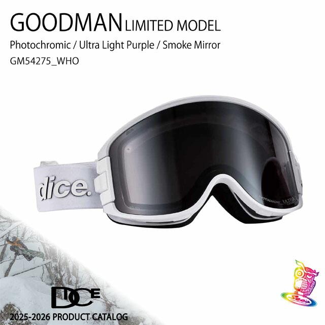 DICE ダイス BANK ゴーグル WHITE 未使用ベルトクリップ付き DICE ダイス BANK ゴーグル WHITE 未使用ベルトクリップ付き DICE