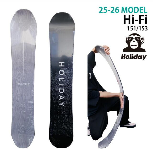 HOLIDAY 153cm スノーボード HiFi HOLIDAY ホリデー ユニセックス 板 スノーボード スラップ アディクト スノーボード