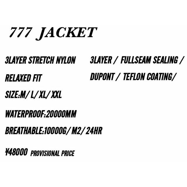 最終値下げ　NOMADIK 777pants BLACK XLサイズ 予約商品】25-26 NOMADIK【ノマディック】777 PANTS
