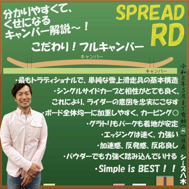 【予約商品】SPREAD RD 148-150-152-154-158-162cm　2025-26モデル スプレッド　アールディー |  | 05