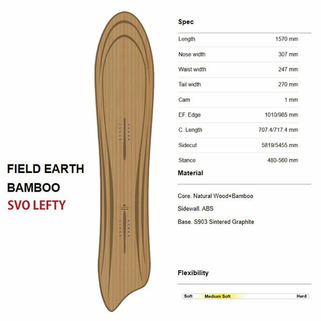 メンテナンスします】FIELDEARTH BAMBOO LINE SVO LEFTY 157cm