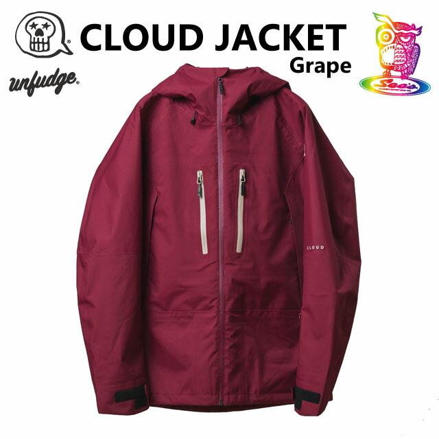 25-26 unfudge CLOUD JACKET Grape L 定価以下 予約商品☆25-26☆UNFUDGE 【アンファッジ】CLOUD JACKET(SLIM FIT
