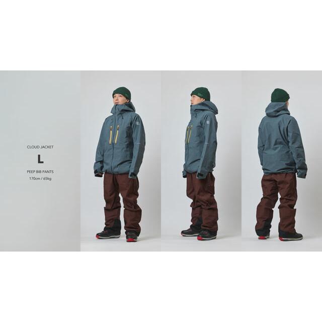 25-26 unfudge CLOUD JACKET Grape L 定価以下 予約商品☆25-26☆UNFUDGE 【アンファッジ】CLOUD JACKET(SLIM FIT