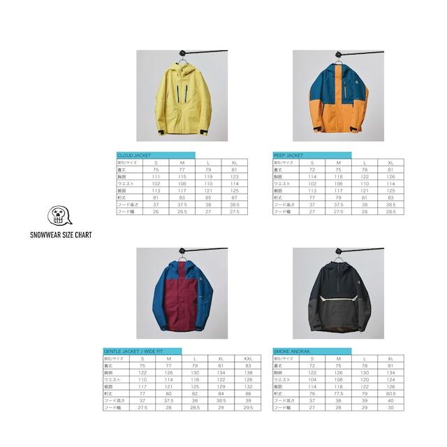 予約商品☆25-26☆UNFUDGE 【アンファッジ】CLOUD JACKET(SLIM FIT