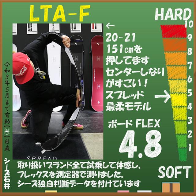 オリジナル解説】SPREAD LTA-F 148-151-153-156cm 2020-21モデル 