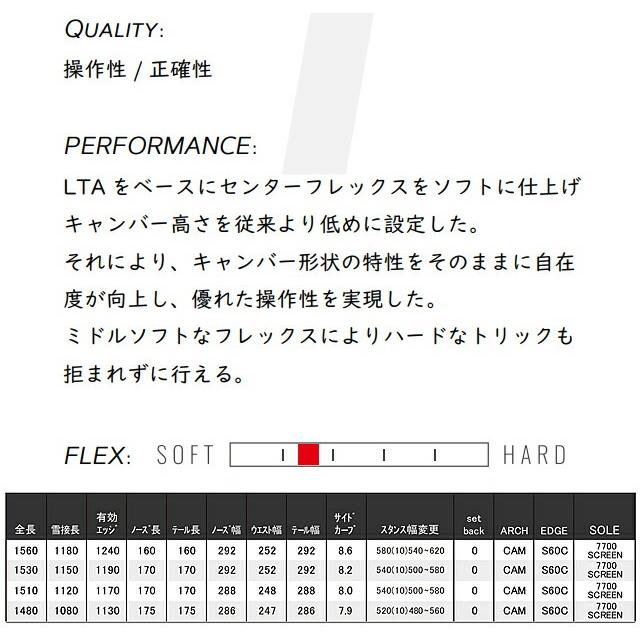 オリジナル解説】SPREAD LTA-F 148-151-153-156cm 2021-22モデル オリジナル解説】SPREAD LTA-F 148-151-153-156cm 2021-22モデル