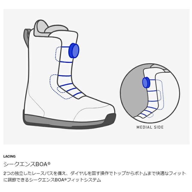 BURTON STEPON WOMENS BOOTS FELIX BOA WIDE Black バートン ステップ