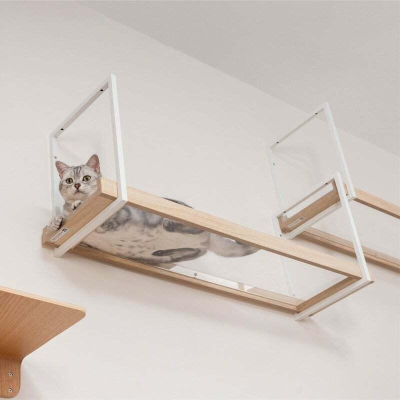 MYZOO マイズー AVENUE CLEAR キャットウォーク 壁付け 透明 MYZOO マイズー AVENUE CLEAR キャットウォーク 壁付け 透明