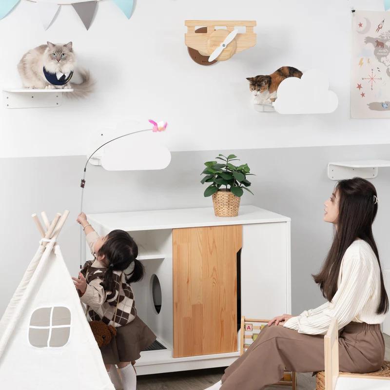 MYZOO マイズー LACK キャットステップ キャットウォーク 壁付け