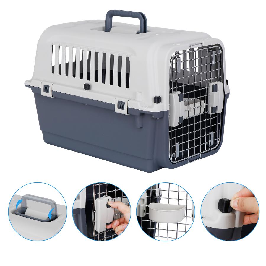 ZENY Lサイズ プラスチック ペットキャリー 犬用 猫用 ハード ZENY Lサイズ プラスチック ペットキャリー 犬用 猫用 ハード