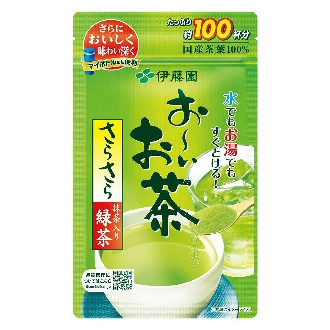 伊藤園 お〜いお茶 抹茶入りさらさら緑茶 80g×18袋 (爆買)