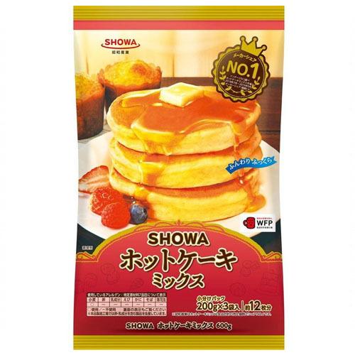 昭和産業 ホットケーキミックス 600g(200g×3袋入)×20個｜segp-shop