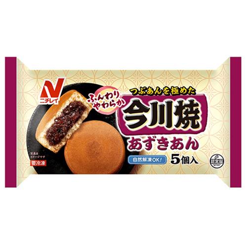 ニチレイ 今川焼（あずきあん） 5個入（400g）X12袋【冷凍食品】自然