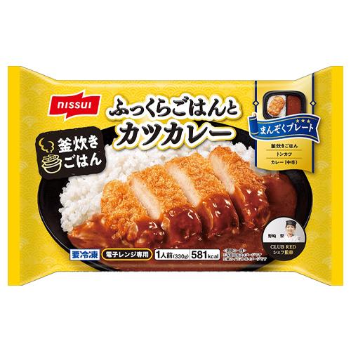ニッスイ まんぞくプレート ふっくらごはんとカツカレー 330g × 12個