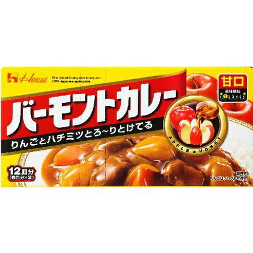 ハウス食品 バーモントカレー 甘口２３０ｇ×60個 (爆買)