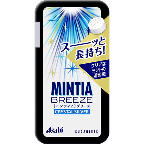 アサヒグループ食品 ミンティアブリーズ クリスタルシルバー 30粒入×24