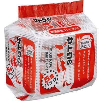 佐藤食品工業佐藤食品 ごはん新潟産コシヒカリ ５食パック(２００ｇ×５) ×8個｜segp-shop
