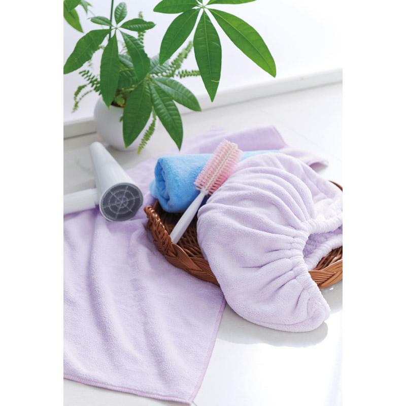 極ふわ」ヘアドライタオル（ラベンダー） : 生活百貨.com - 通販
