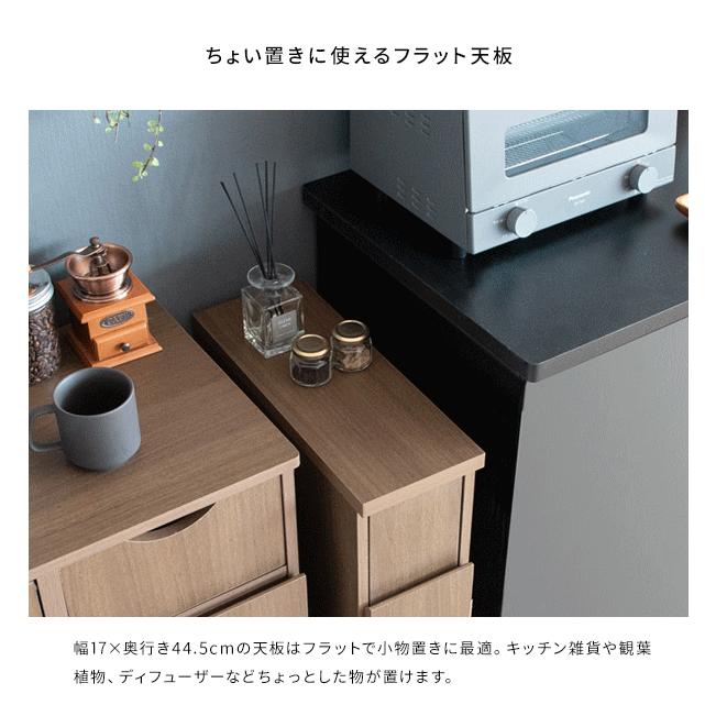 木製 スリム ゴミ箱 キャスター付き 縦長 ダストボックス サンティア new Santia m-DB-F170-new 30L ごみ箱に見えないごみ箱 天板フラット_7