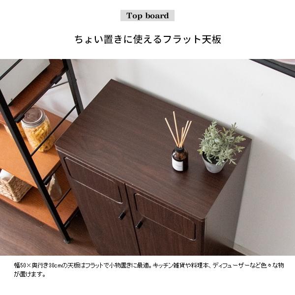 木製ダブルプッシュダストボックス new Empro エンプロー DB-802R-new ゴミ箱 ごみ箱 塵箱 お洒落 おしゃれ 家具 居間 和風洋風 二連 キッチン 宮武製作所の画像