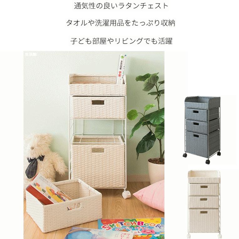 軽量収納ボックス 洗面所収納 ランドリーチェスト Diario